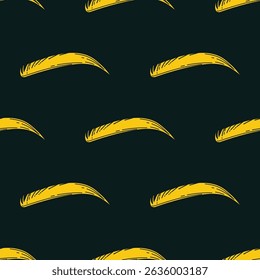 Eyebrow tattoo Luxury trendy applicable design lovely abstract vector illustration artwork.eps