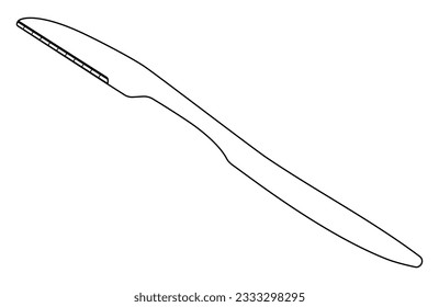 Augenreißmesser. Vektorgrafik.