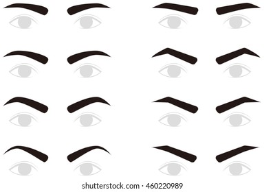 Eyebrows Of Men. Trimming.