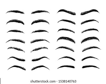 different shapes of eyebrows  Drawings Drawing tutorial face Art drawings  sketches