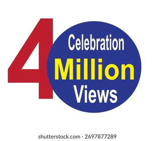 Auffällige 4M-Ansichten Illustration, perfekt für Banner und Thumbnails