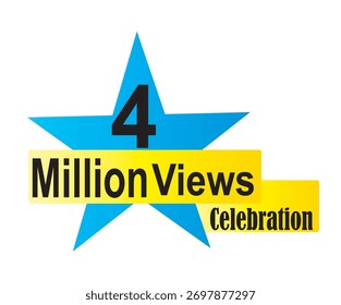 Auffällige 4M-Ansichten Illustration, perfekt für Banner und Thumbnails
