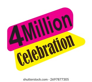 Auffällige 4M-Ansichten Illustration, perfekt für Banner und Thumbnails