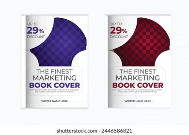  Eye-catching book cover design. Creative business book cover design.