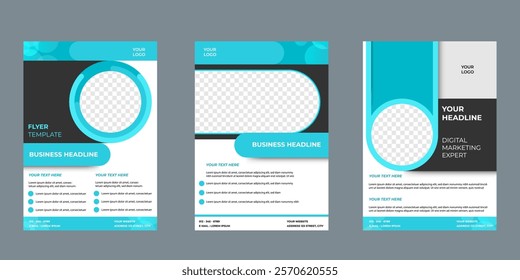 eye-catching business flyer template for corporate and sales events