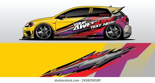 Eye-Catching Car Wrap Vectors: Drive Business Forward