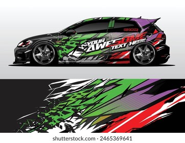 Eye-Catching Car Wrap Vectors: Drive Business Forward