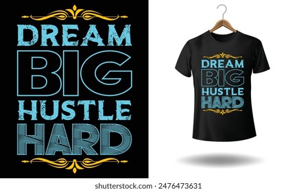 Eye-catching custom typography t-shirt design.