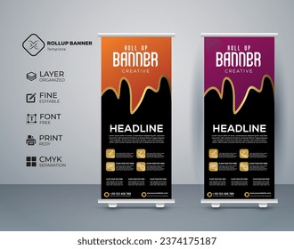 Eyecatching effective roll up banner X banner flex advertising 