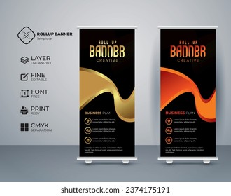 Eyecatching effective roll up banner X banner flex advertising 