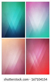 Eye-Catching flat background with Gradient Effect