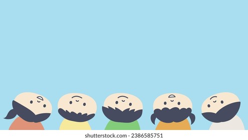 eye-catching image, background, text space, copy space, kids, children, look up