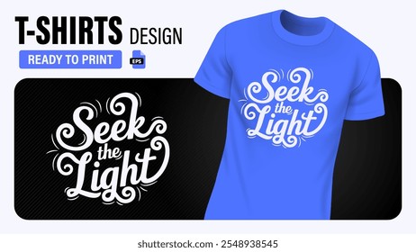 Eye-Catching Motivational Typography T-Shirt Design Artistic, Printable EPS Vector for Custom Apparel and Streetwear