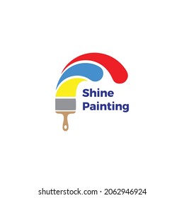 EYE-CATCHING PAINTING LOGO DESIGN TEMPLATE