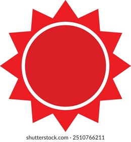 Eye-Catching Red Discount Tags label