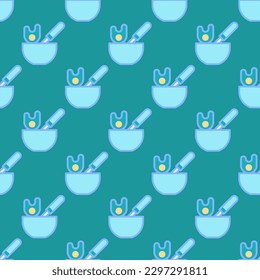 Eye-catching square tile with a jolly food artwork. Seamless pattern with beat on raw umber background. Design for websites to make them look professional and up-to-date.