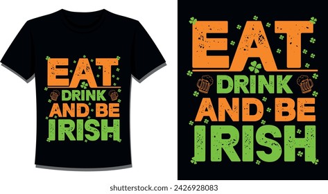 Eye-catching St. Patrick's Day tee: vibrant design for a pinch of luck and loads of style. 