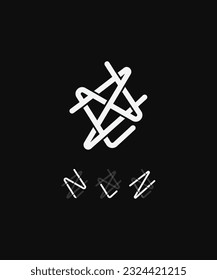 An eye-catching and stylish letter NLZ initial logo design that showcases simplicity at its finest. With its minimalistic elements, it creates an attractive and memorable brand identity.