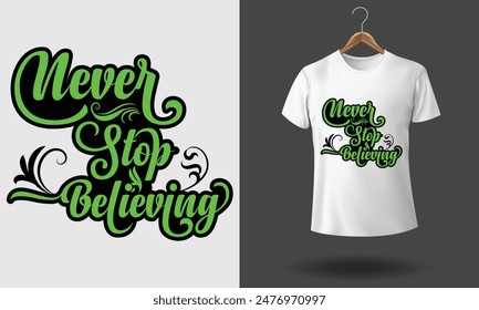 Eye-catching and unique custom typography t-shirt design.
Caligraphy t-shirt design.