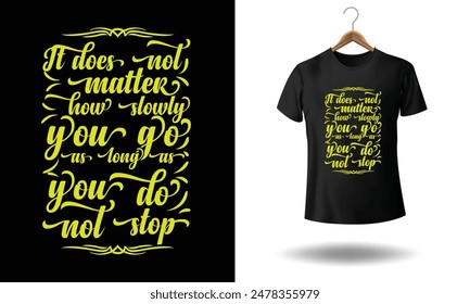 Eye-catching and unique custom typography t-shirt design