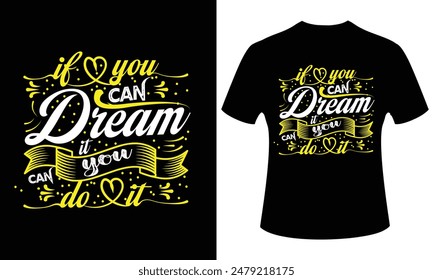 Eye-catching and unique custom typography t-shirt design.