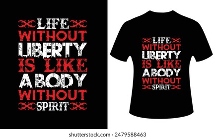 Eye-catching and unique custom typography t-shirt design.