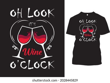 Eye-Catching Wine T-shirt Design Template