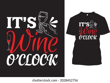 Eye-Catching Wine T-shirt Design Template