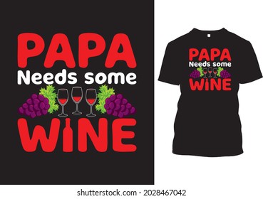 Eye-Catching Wine T-shirt Design Template