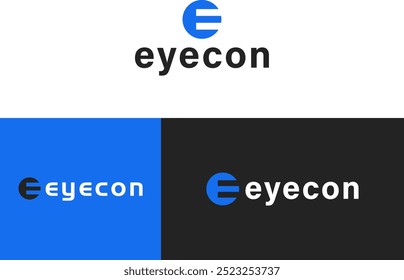 Obra de arte de diseño de Vector de logotipo de gafas de sol Eyecon