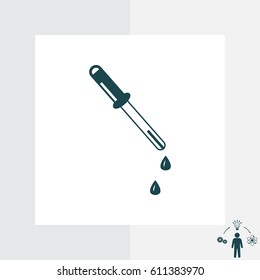 eyedropper icon. vector illustration