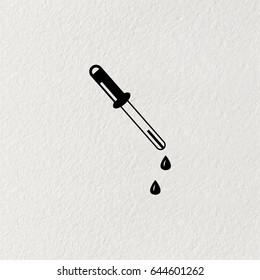 eyedropper icon. vector illustration