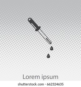 eyedropper icon. vector illustration