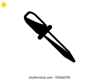 eyedropper icon, vector illustration eps10