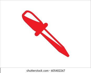 eyedropper icon, vector illustration eps10