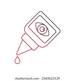 eyedropper icon with white background vector stock illustration