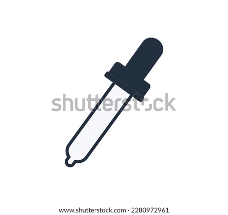 Eyedropper Tool Vector Illustration for Graphic Design
