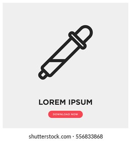 Eyedropper vector icon