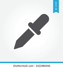 Eyedropper vector icon, simple sign for web site and mobile app.