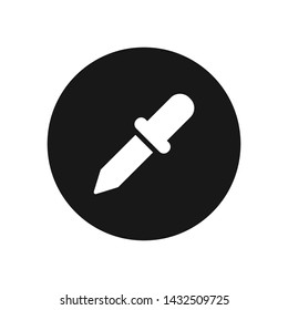 Eyedropper vector icon, simple sign for web site and mobile app.