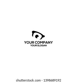 eyeglass and eyecare logo design vector