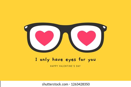  eyeglass with heart shaped eyes