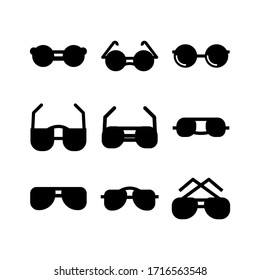 eyeglass icon or logo isolated sign symbol vector illustration - Collection of high quality black style vector icons
