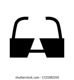 eyeglass icon or logo isolated sign symbol vector illustration - high quality black style vector icons
