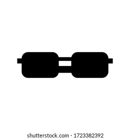 eyeglass icon or logo isolated sign symbol vector illustration - high quality black style vector icons

