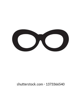 Eyeglass icon in trendy flat style design. Vector graphic illustration. Eyeglass icon for website design, logo, app, and ui. Vector file. EPS 10.
