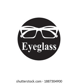 Ilustración del vector del logotipo de Eyeglass