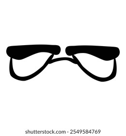 eyeglass, simple vector hand draw doodle
