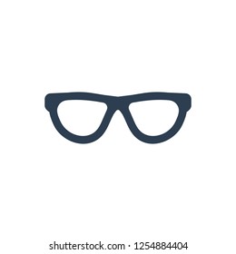 Eyeglass vector icon