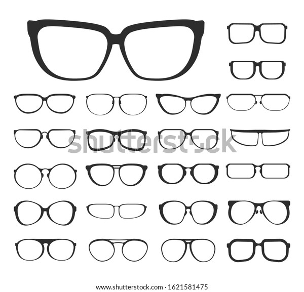 different shapes of eyeglasses